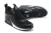 Женские кроссовки Nike Air Max 90 SneakerBoot NS на каждый день черно-белые